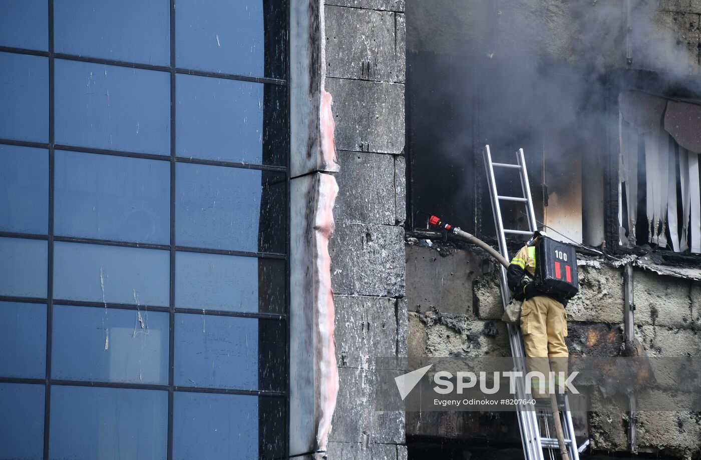 Russia Business Centre Fire