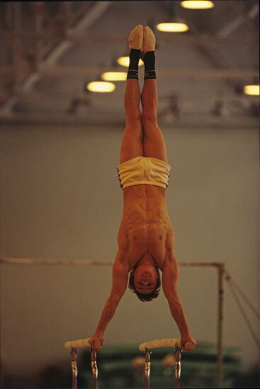 Soviet gymnast VItaly Marinich