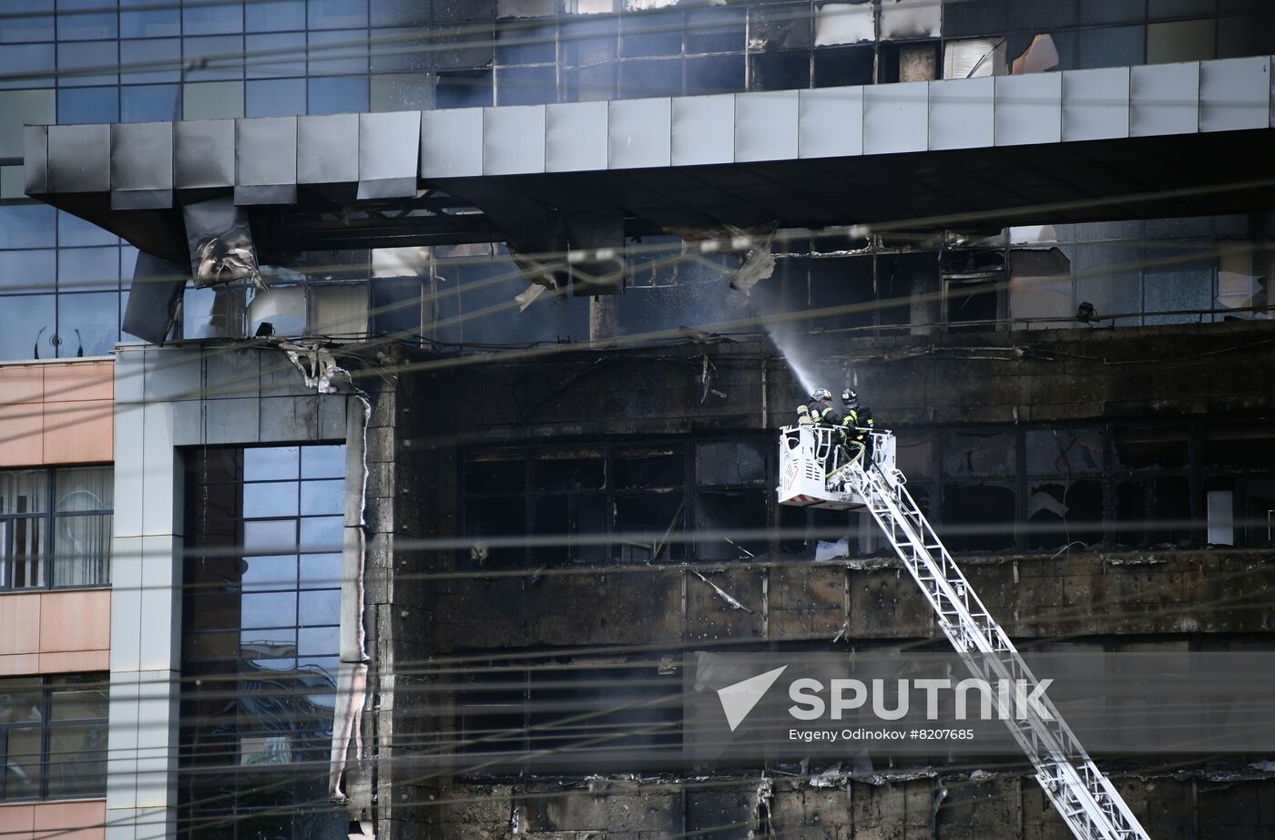 Russia Business Centre Fire