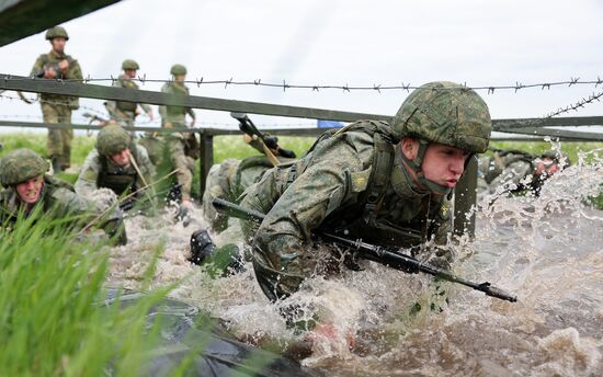Russia Seaborne Assault Naval Infantry Contest