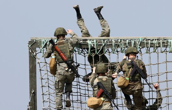 Russia Seaborne Assault Naval Infantry Contest