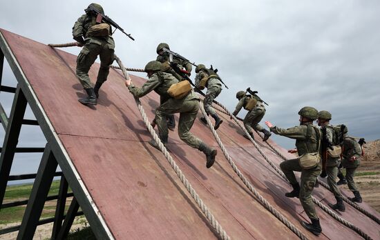 Russia Seaborne Assault Naval Infantry Contest
