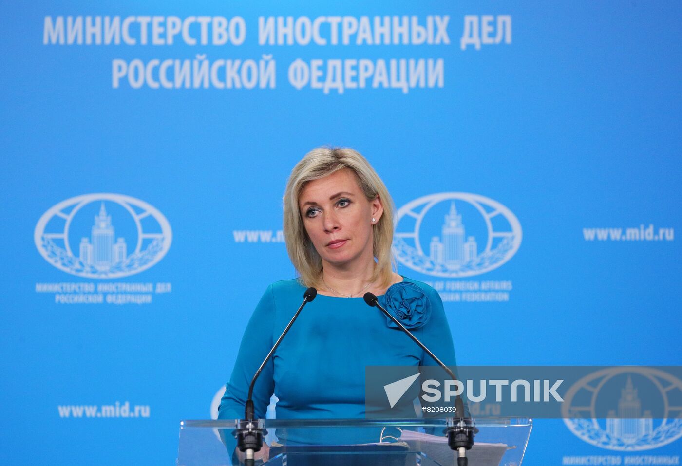 Russia Zakharova Briefing