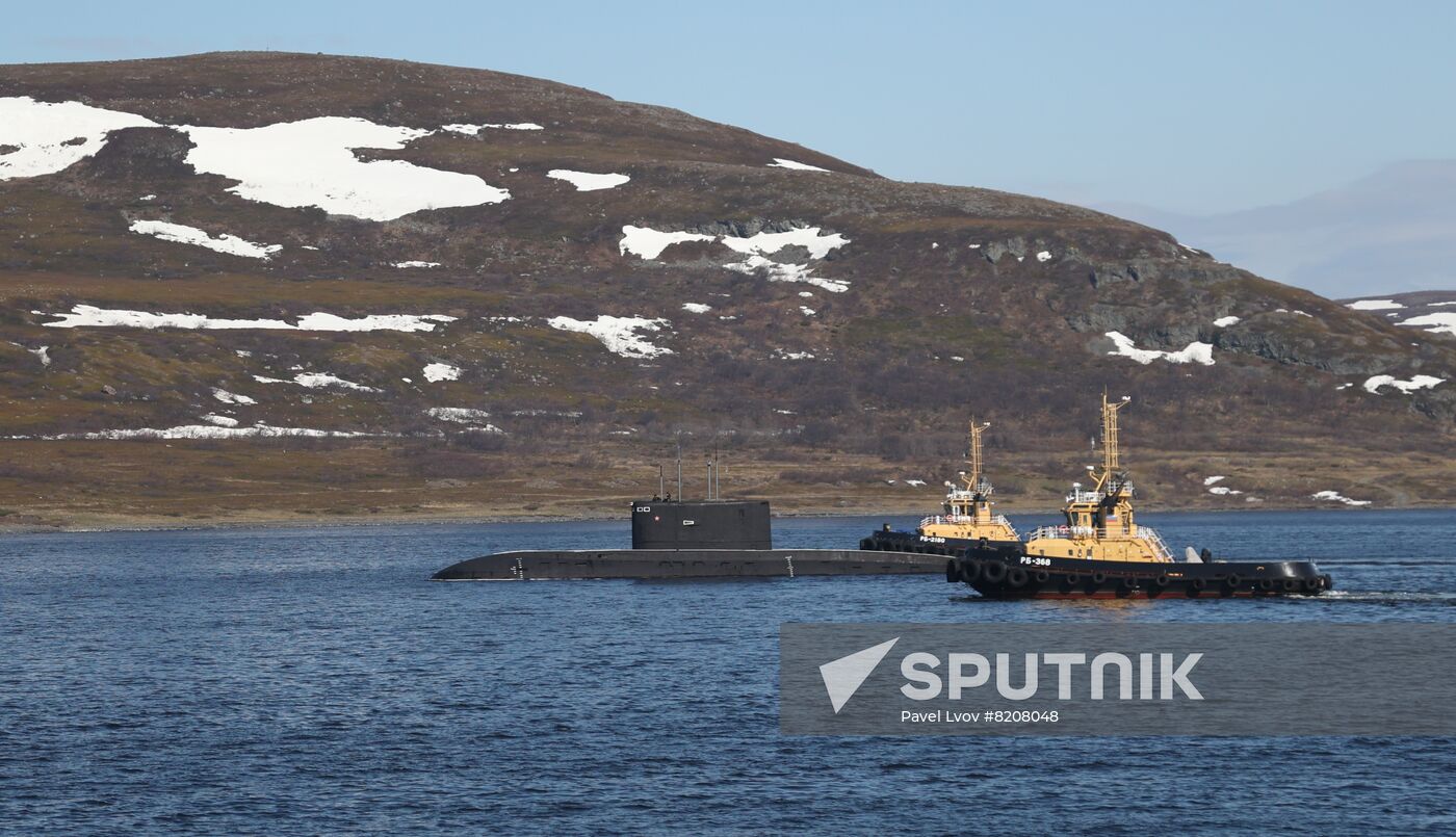 Russian Northern Fleet Rescue Drills