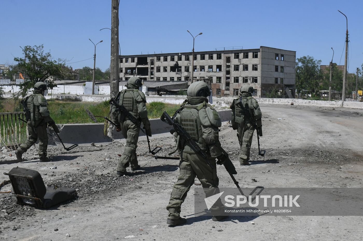 DPR Russia Ukraine Military Operation Demining