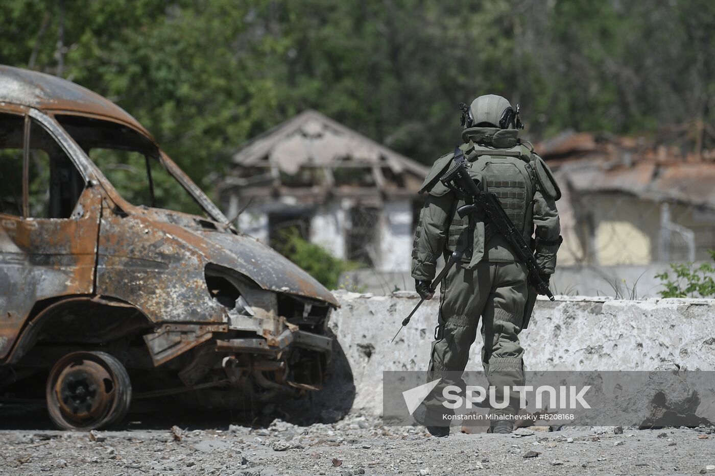 DPR Russia Ukraine Military Operation Demining