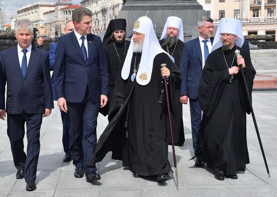 Belarus Russia Religion Patriarch