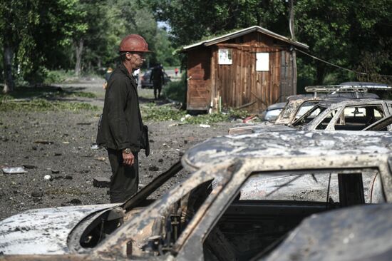 DPR Russia Ukraine Military Operation Shelling