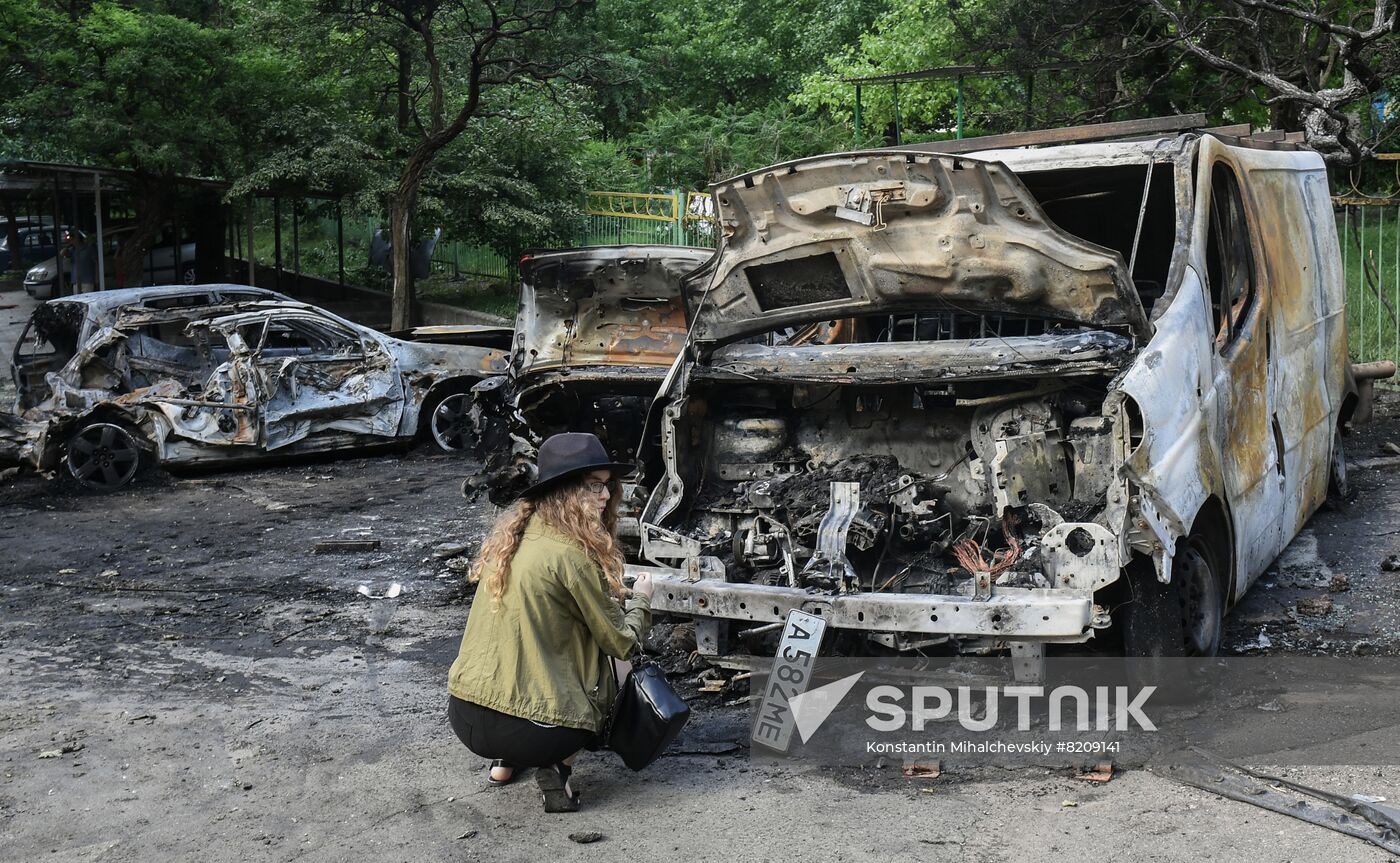 DPR Russia Ukraine Military Operation Shelling Aftermath