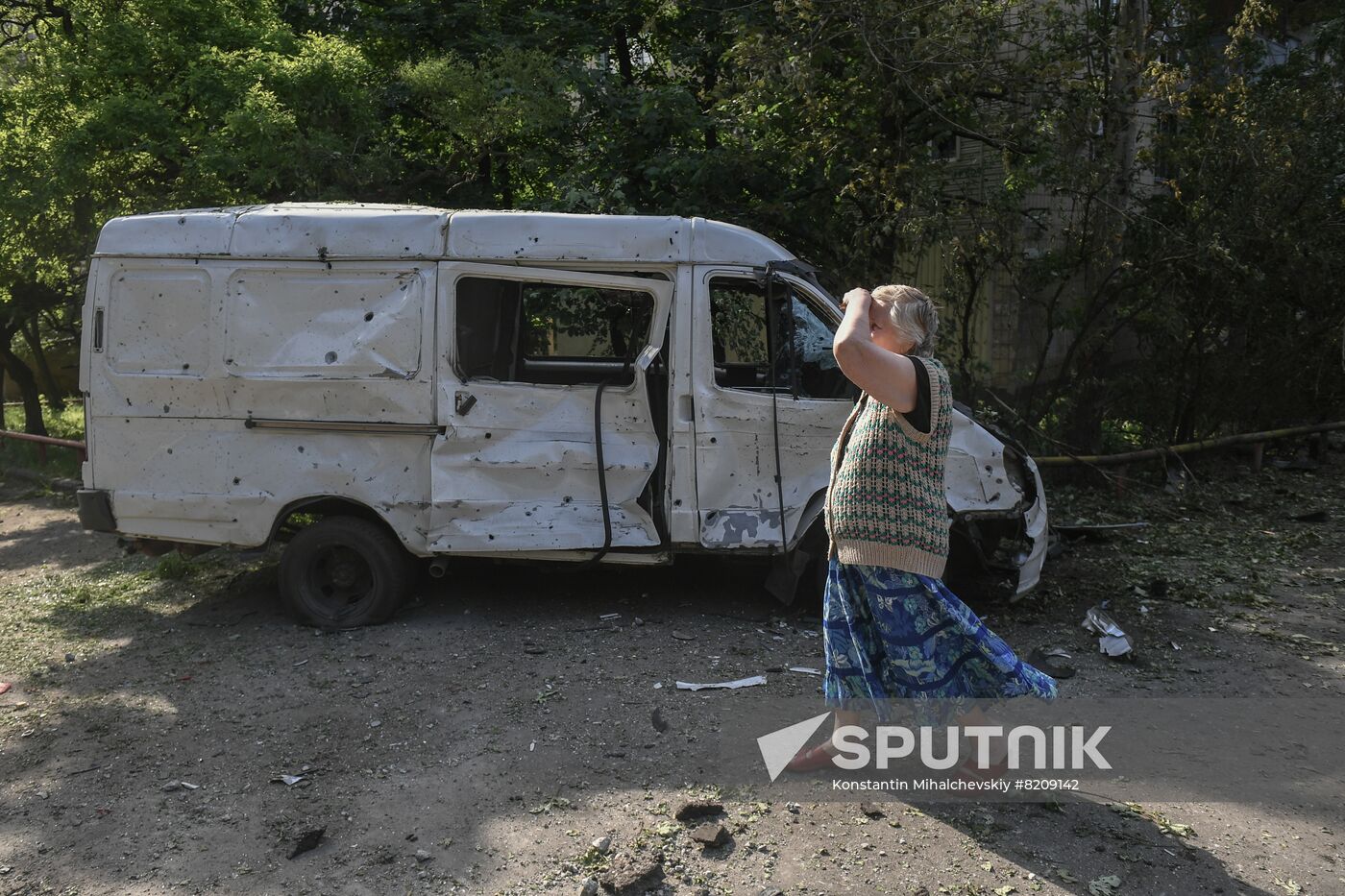 DPR Russia Ukraine Military Operation Shelling Aftermath