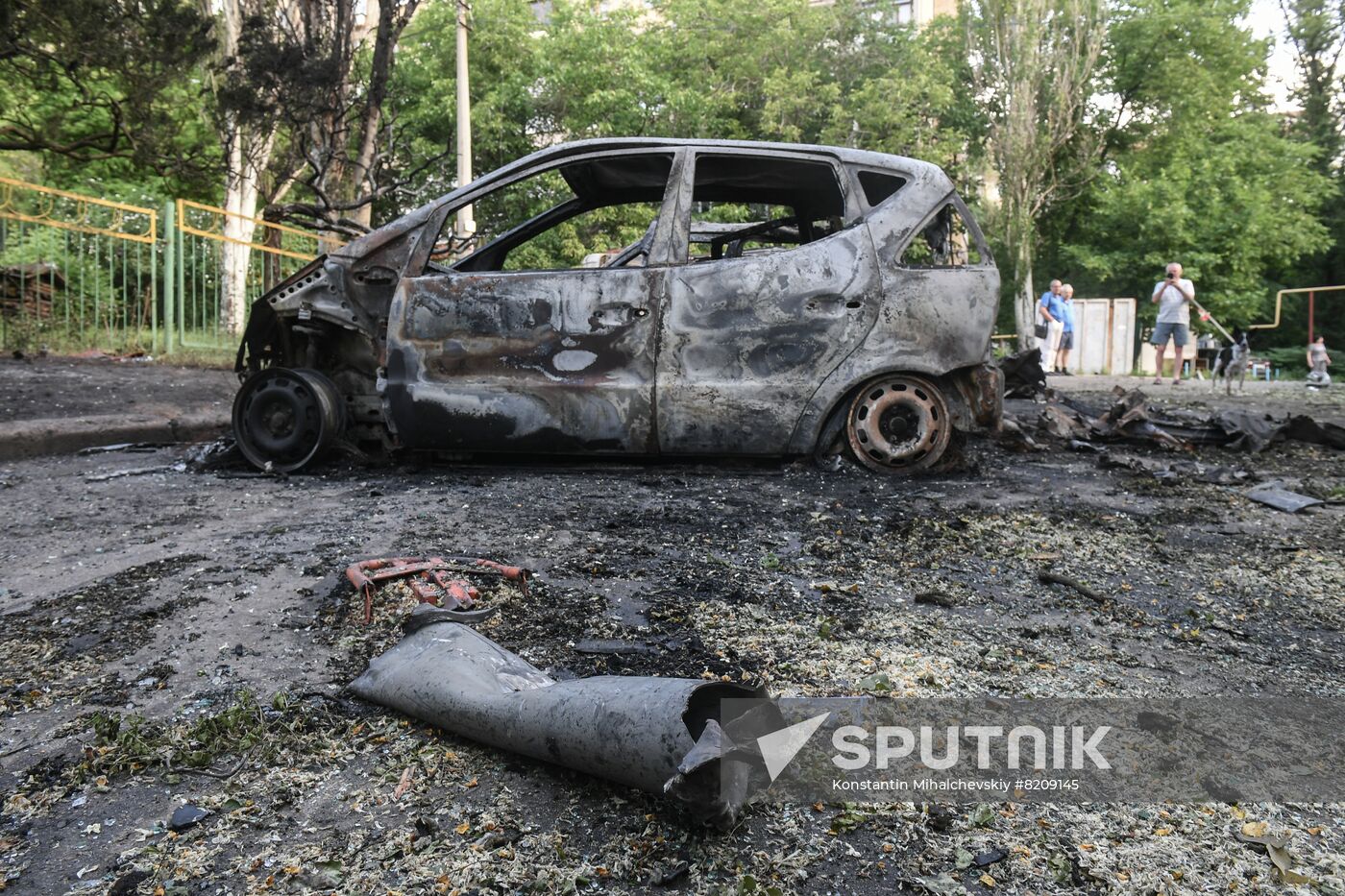 DPR Russia Ukraine Military Operation Shelling Aftermath