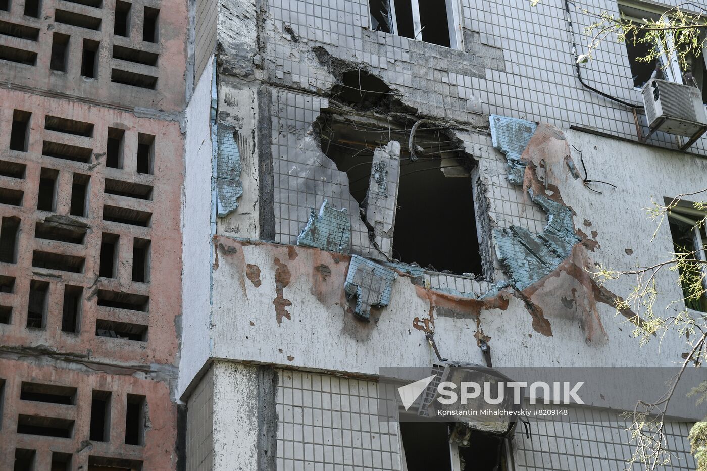 DPR Russia Ukraine Military Operation Shelling Aftermath