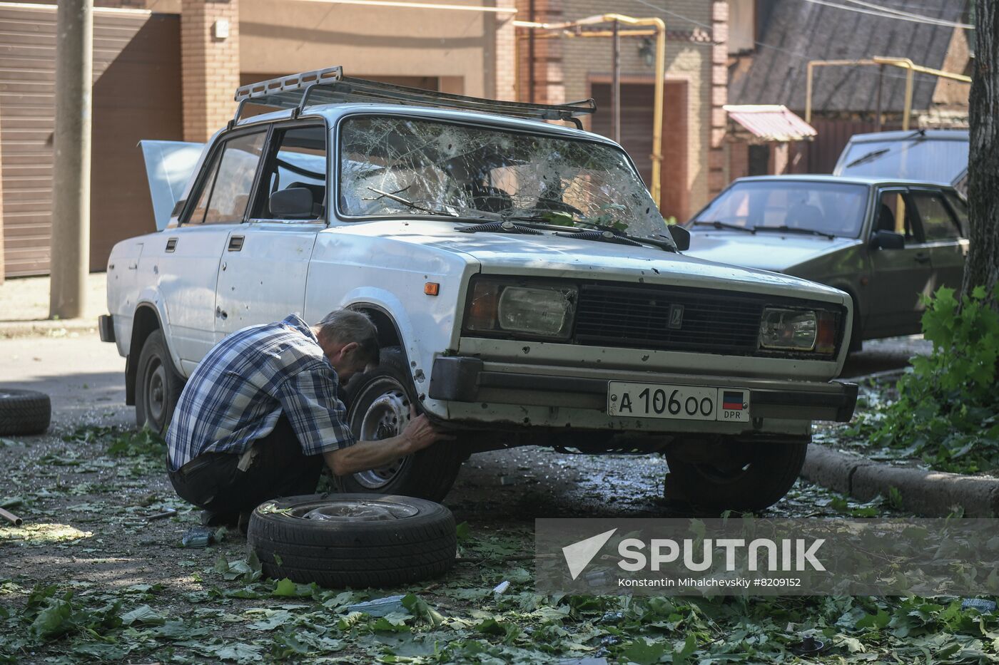 DPR Russia Ukraine Military Operation Shelling Aftermath