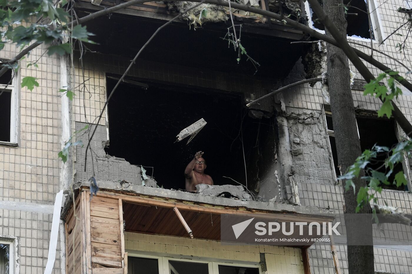 DPR Russia Ukraine Military Operation Shelling Aftermath