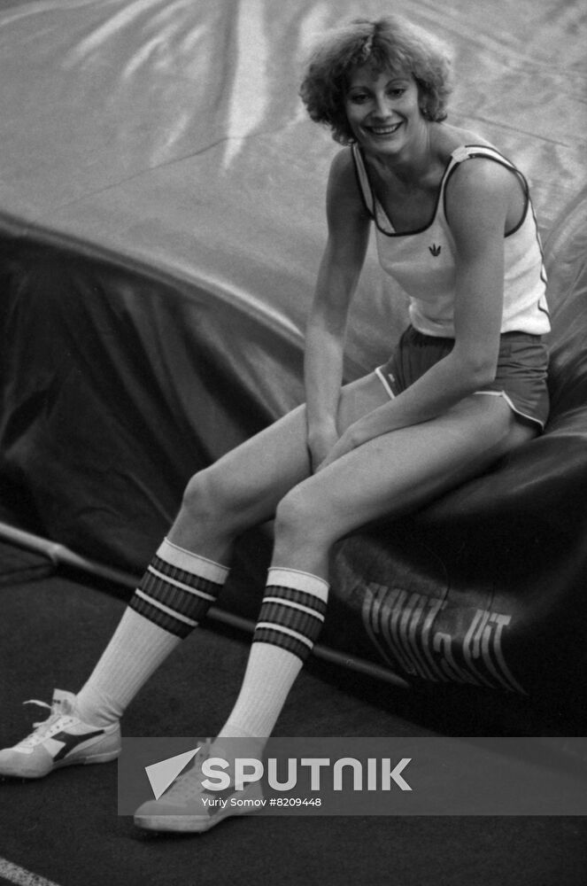 World champion in high jump Tamara Bykova