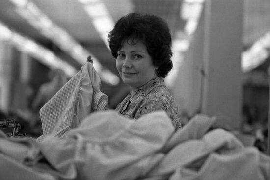 Smena's seamstress-minder Larisa Sharova