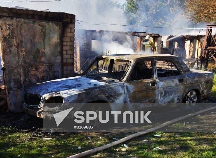 Russia Ukraine Military Operation Shelling