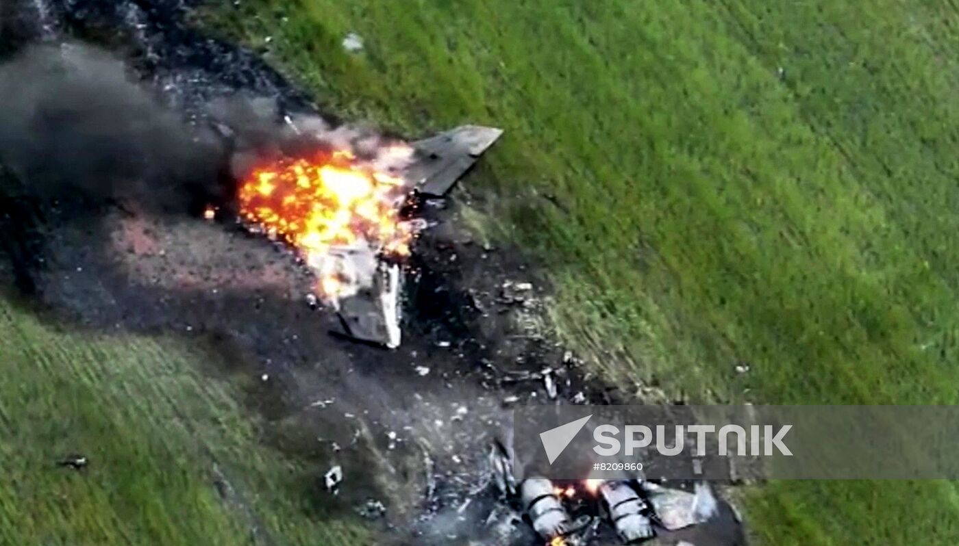 Ukraine Russia Military Operation MiG-29 Shooting Down