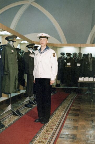 Soviet soldiers' new uniform