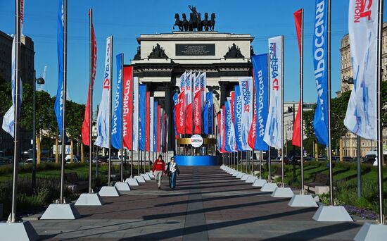 Russia Day Preparations