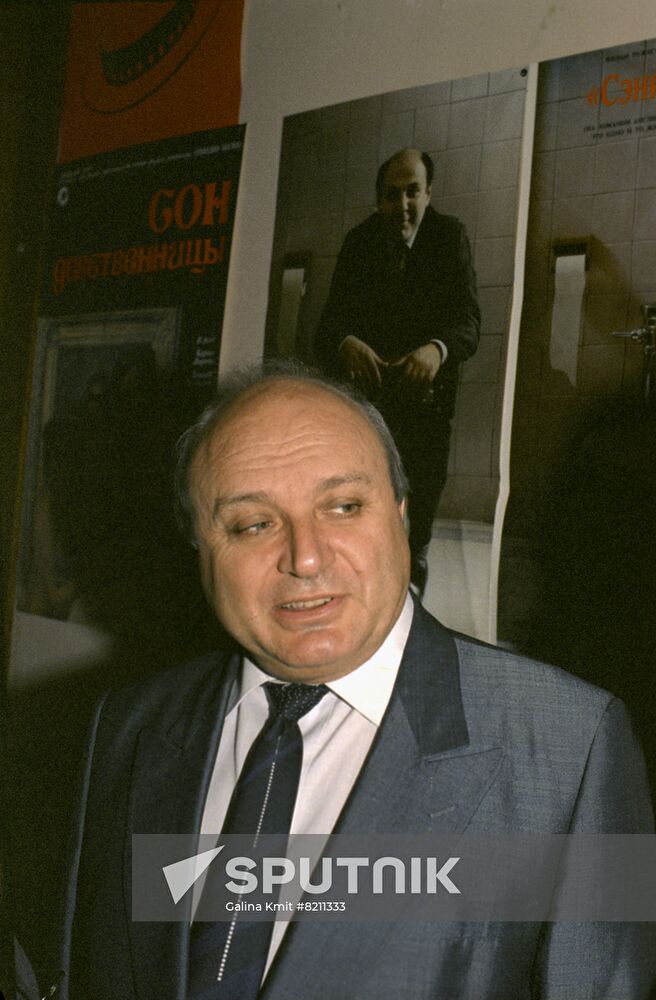 Satirical writer Mikhail Zhvanetsky