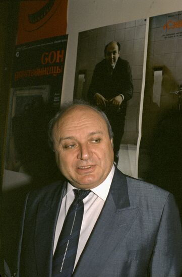 Satirical writer Mikhail Zhvanetsky