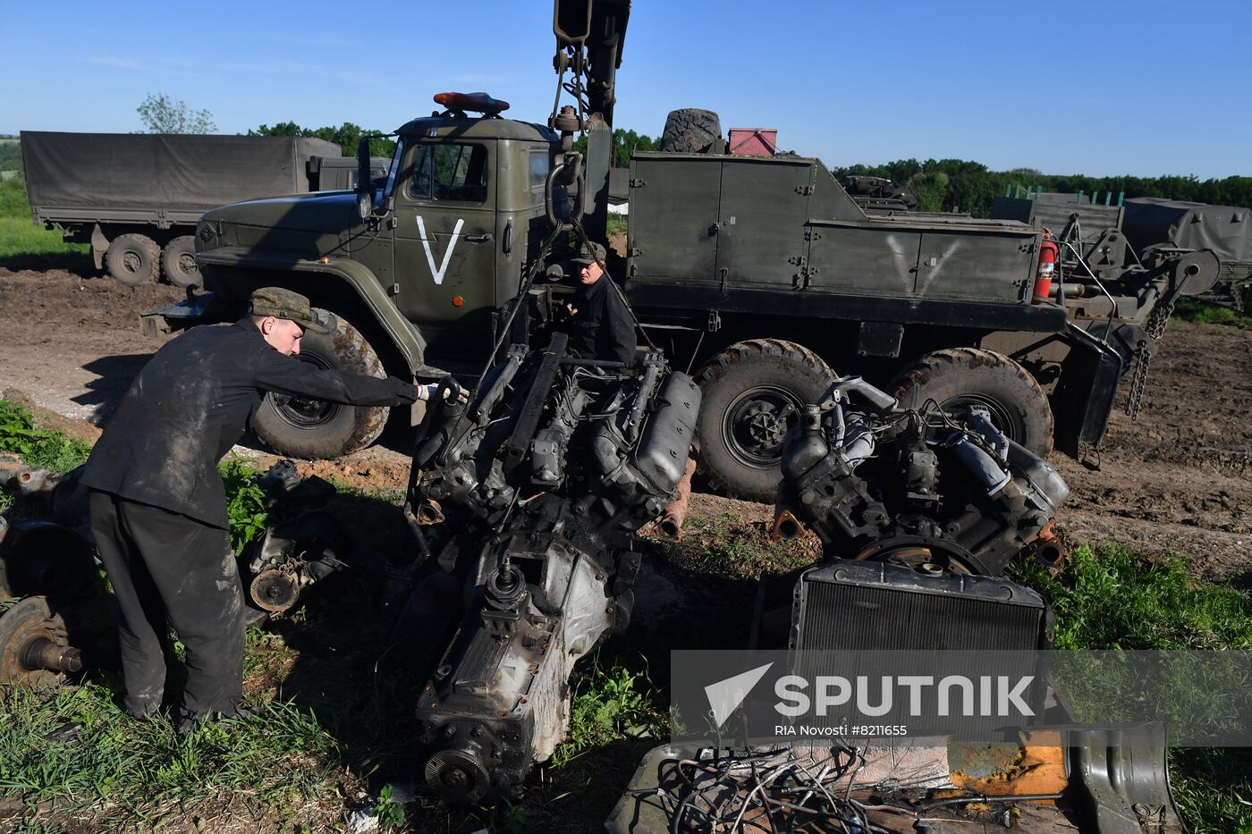 Ukraine Russia Military Operation Equipment Maintenance
