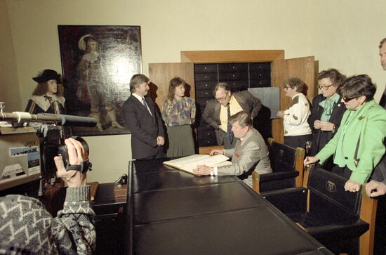Delegation of Nordic Council of Ministers visits USSR