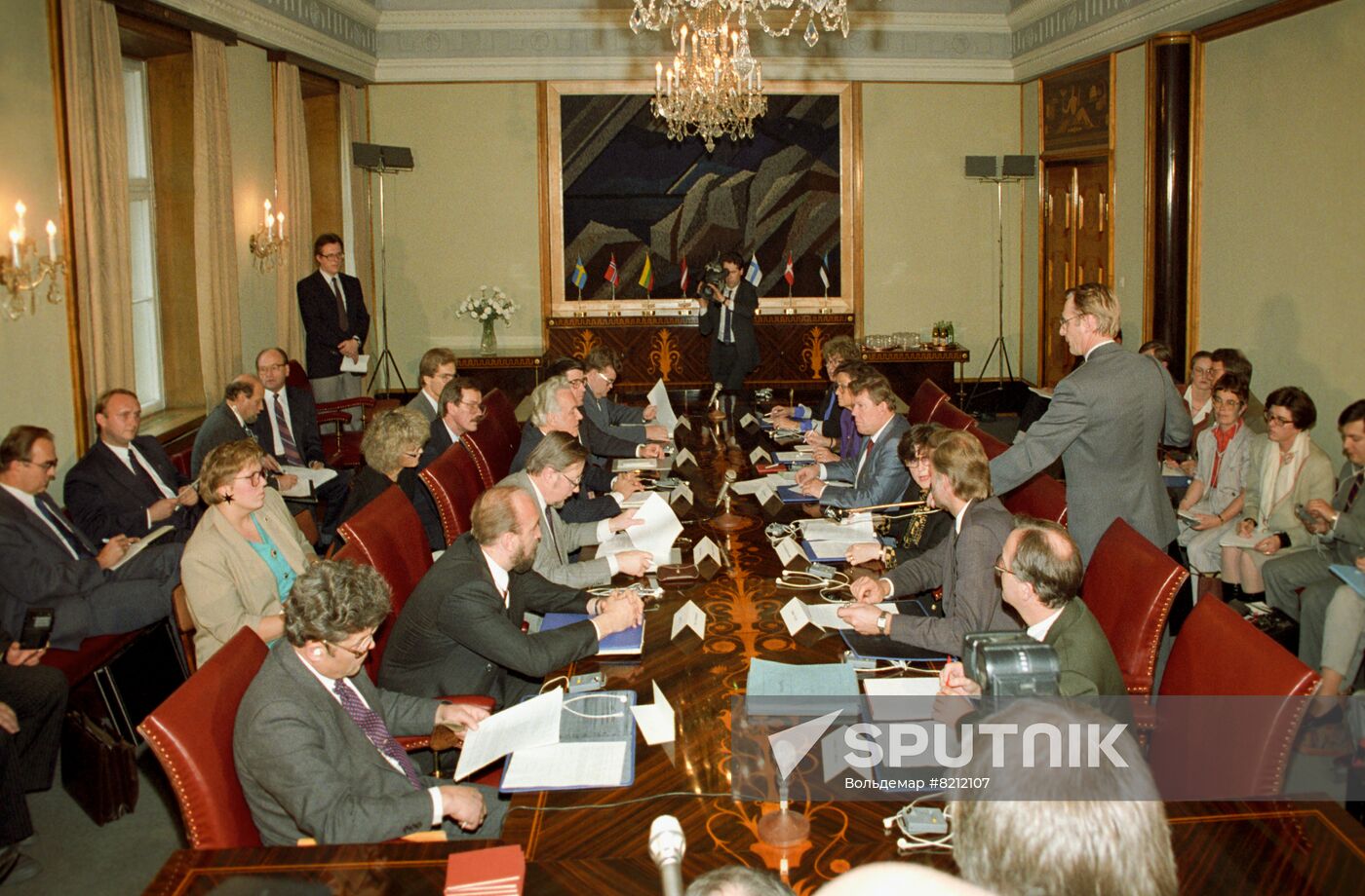 Delegation of Nordic Council of Ministers visits USSR