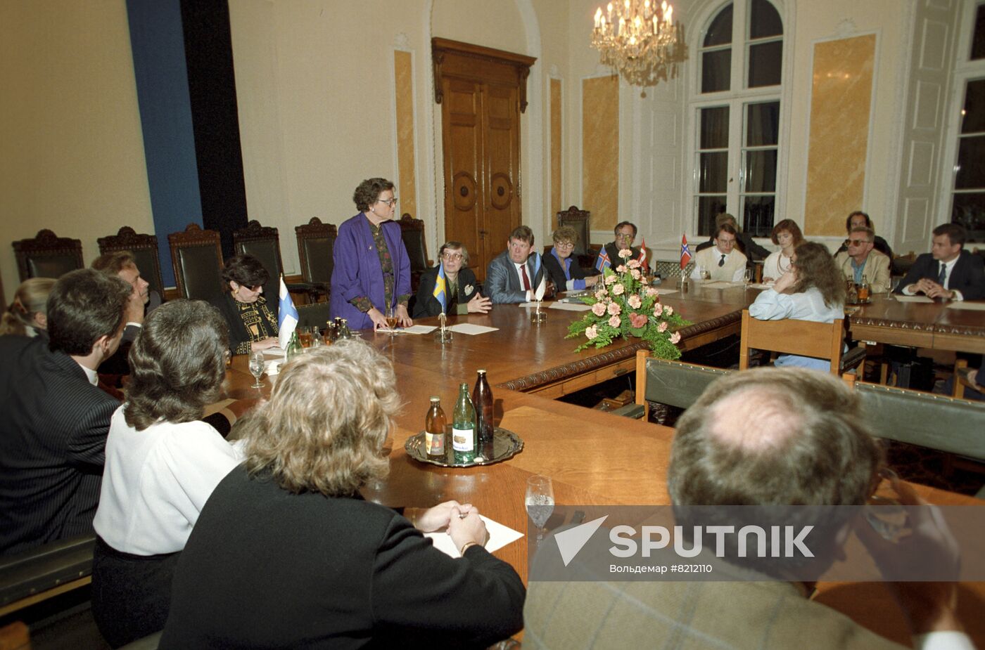 Delegation of Nordic Council of Ministers visits USSR