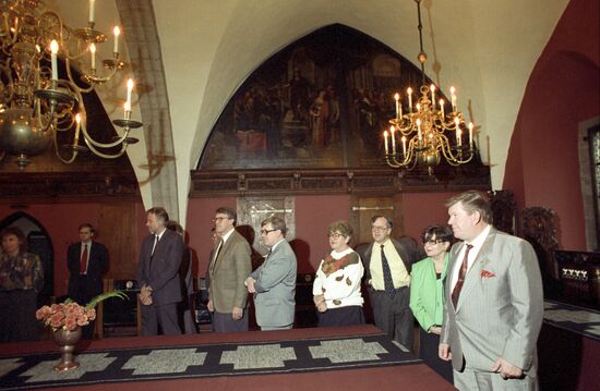 Delegation of Nordic Council of Ministers visits USSR