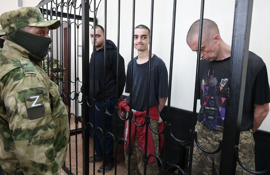 DPR Russia Ukraine Military Operation Captured Soldiers Trial