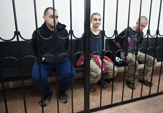 DPR Russia Ukraine Military Operation Captured Soldiers Trial