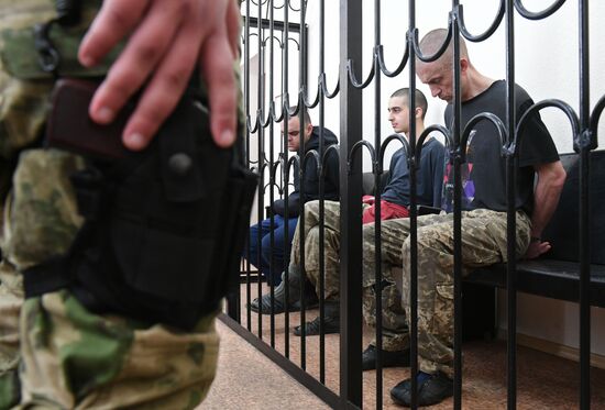DPR Russia Ukraine Military Operation Captured Soldiers Trial