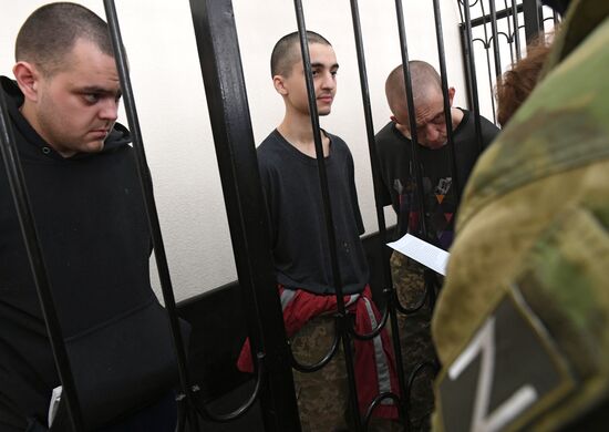 DPR Russia Ukraine Military Operation Captured Soldiers Trial