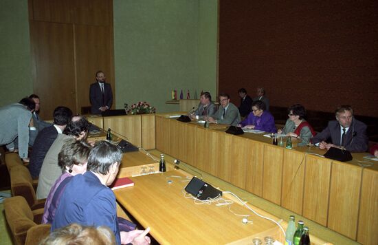 Delegation of Nordic Council of Ministers visits USSR