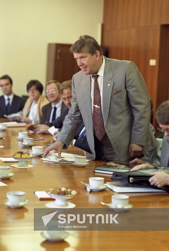 Delegation of Nordic Council of Ministers visits USSR