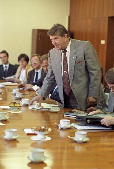 Delegation of Nordic Council of Ministers visits USSR