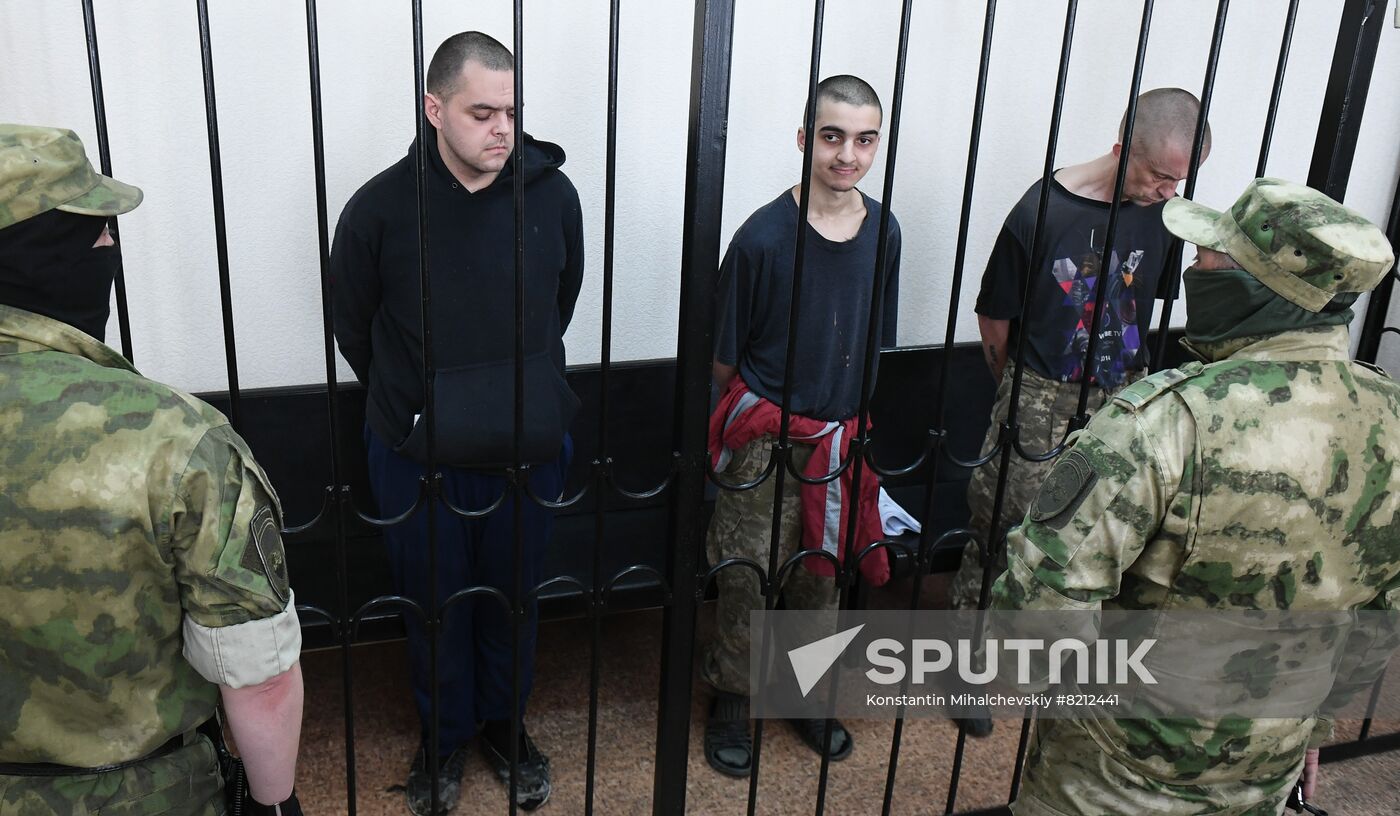 DPR Russia Ukraine Military Operation Captured Soldiers Trial