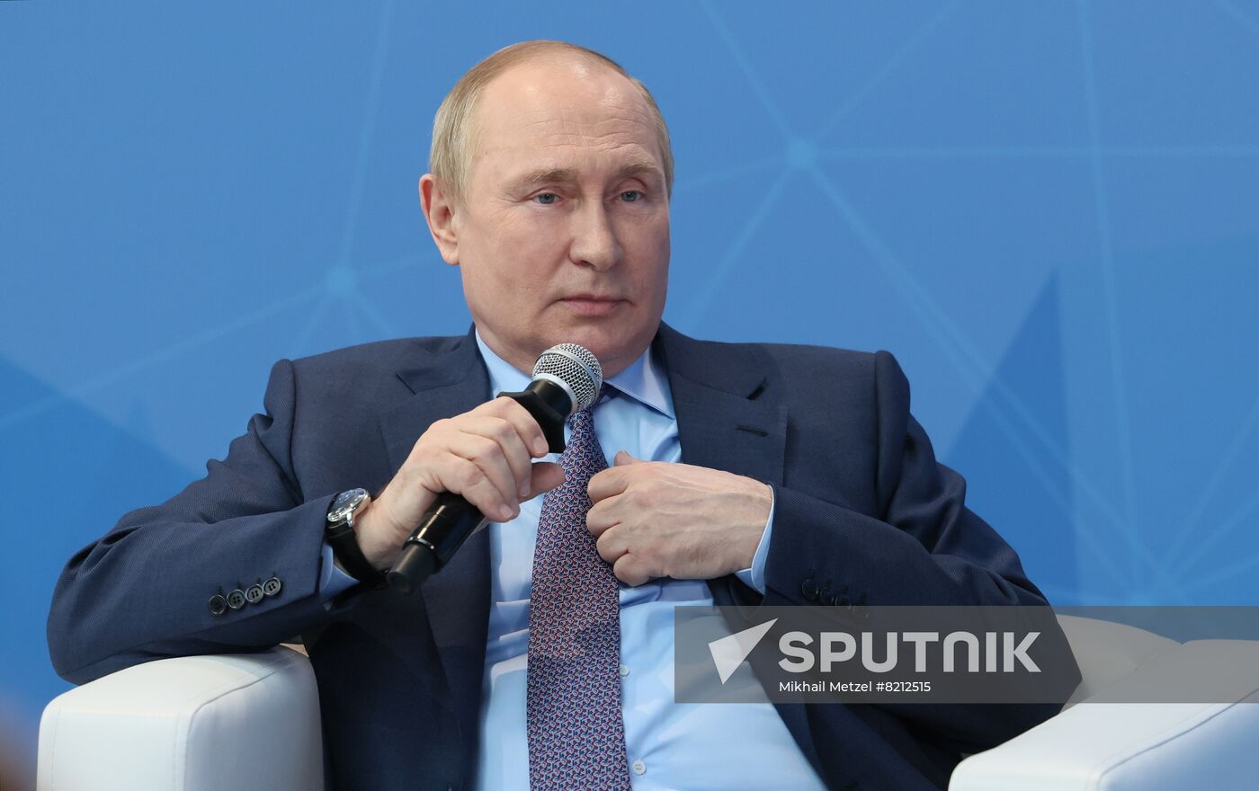 Russia Putin SPIEF Youth Participants