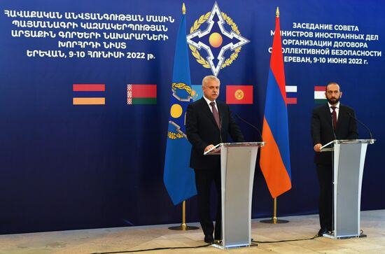 Armenia CSTO Foreign Ministers Council