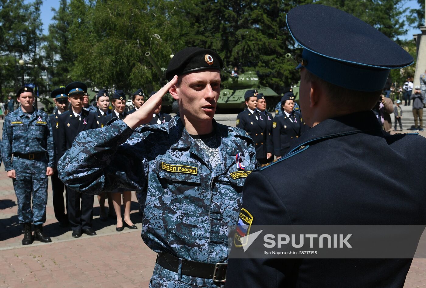 Russia Law Enforcement Officers Oath Taking