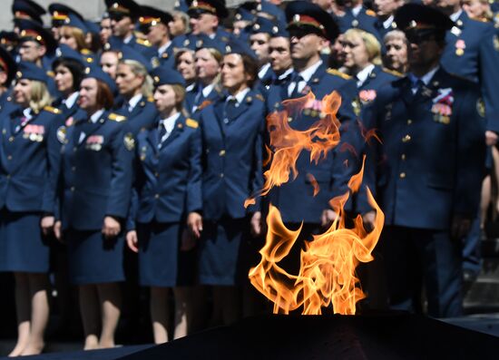 Russia Law Enforcement Officers Oath Taking