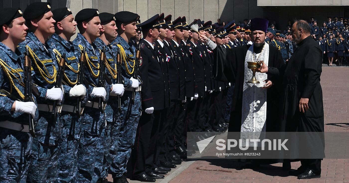Russia Law Enforcement Officers Oath Taking