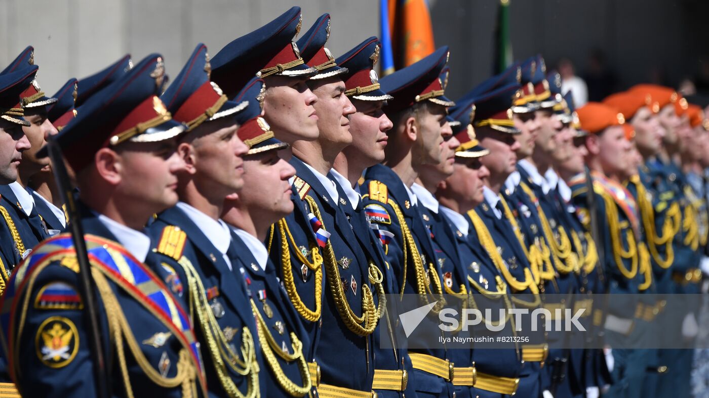 Russia Law Enforcement Officers Oath Taking