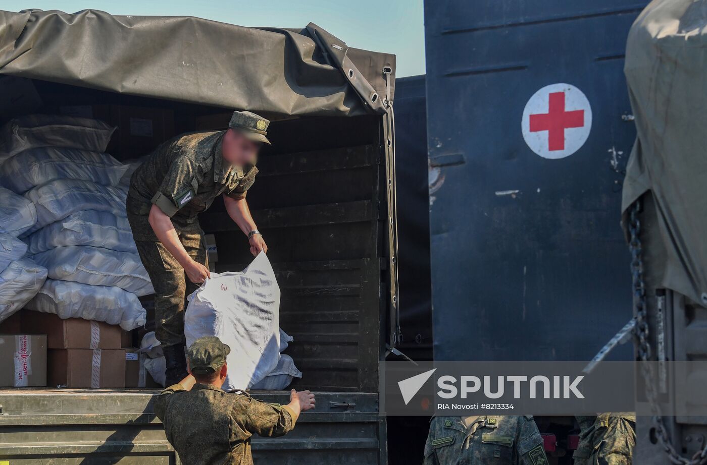 Russia Ukraine Military Operation Humanitarian Aid