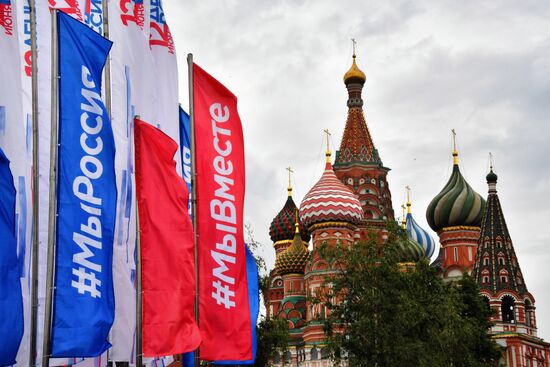 Russia Day Preparations