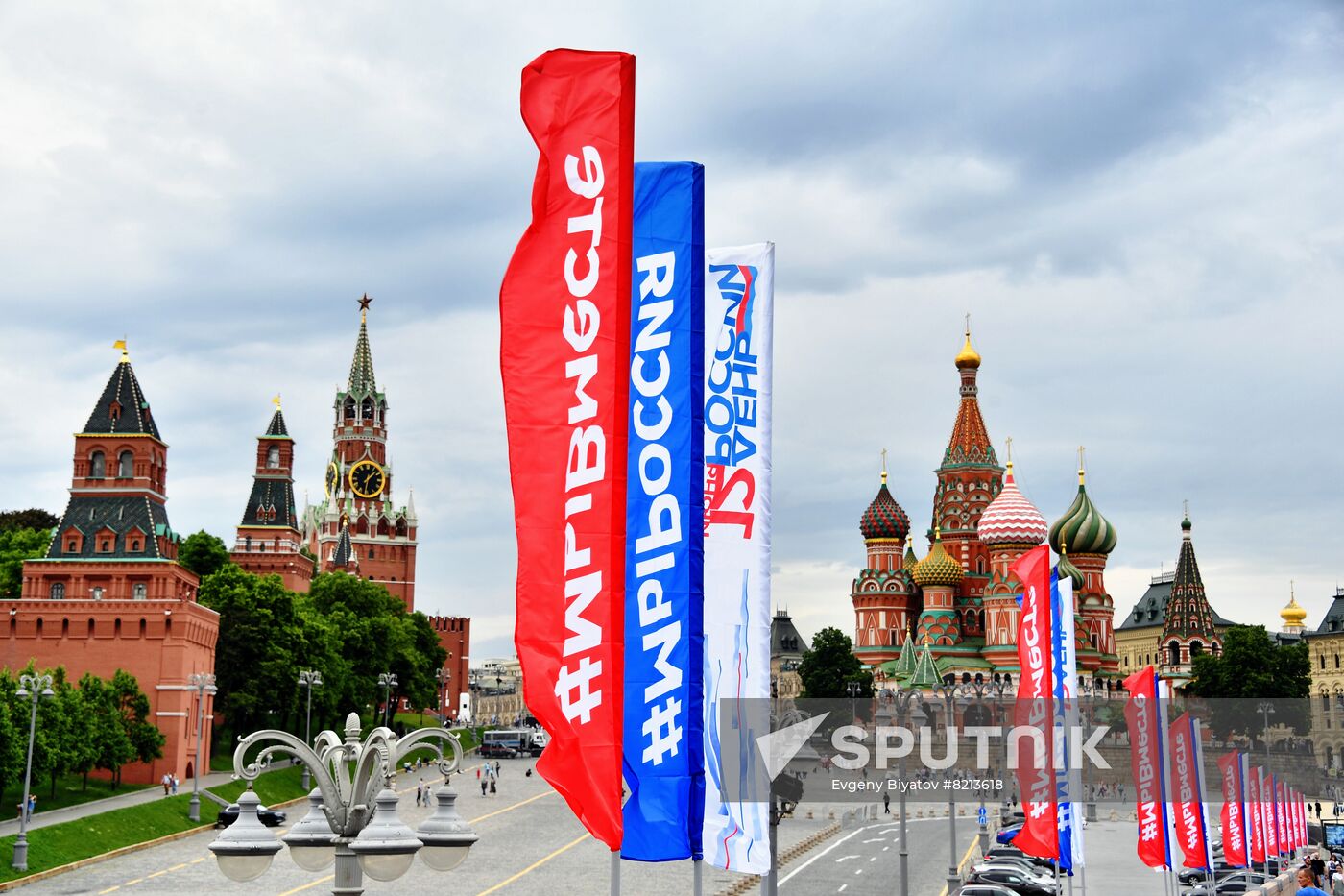 Russia Day Preparations