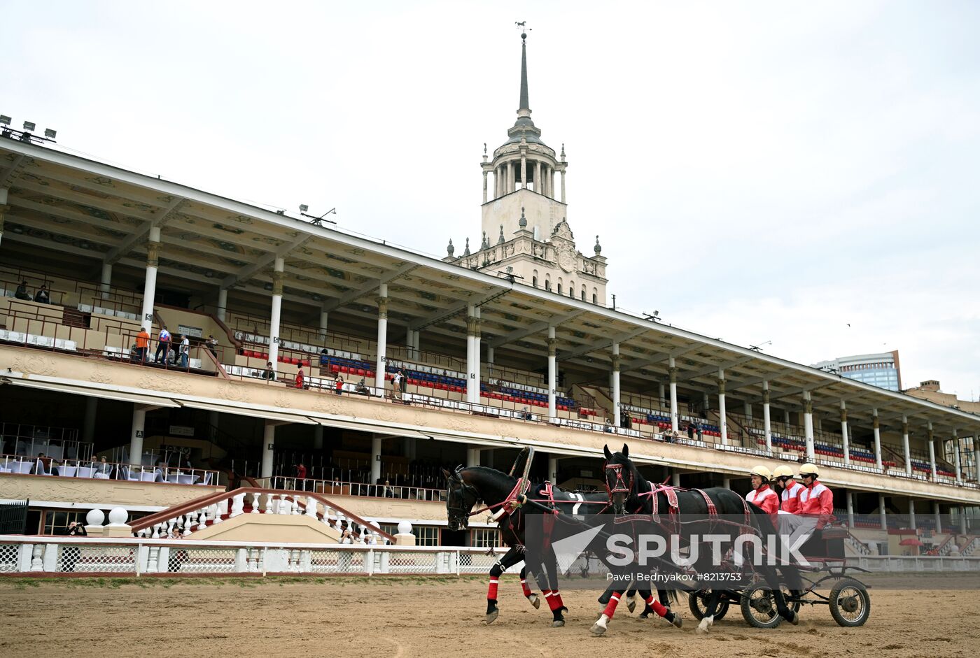 Russia Horse Breeding Troika Races