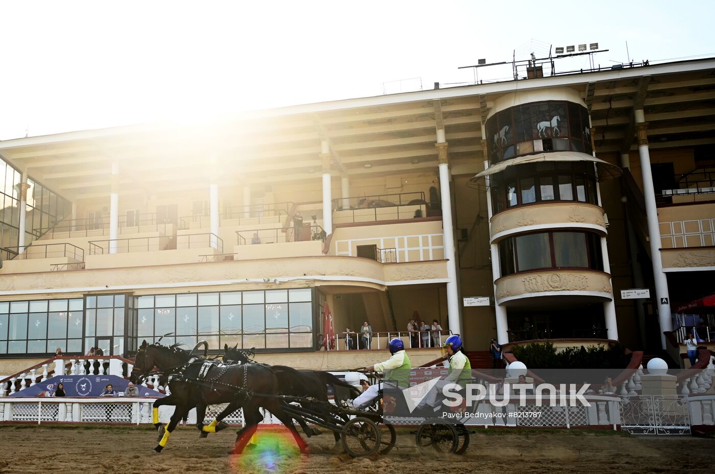 Russia Horse Breeding Troika Races